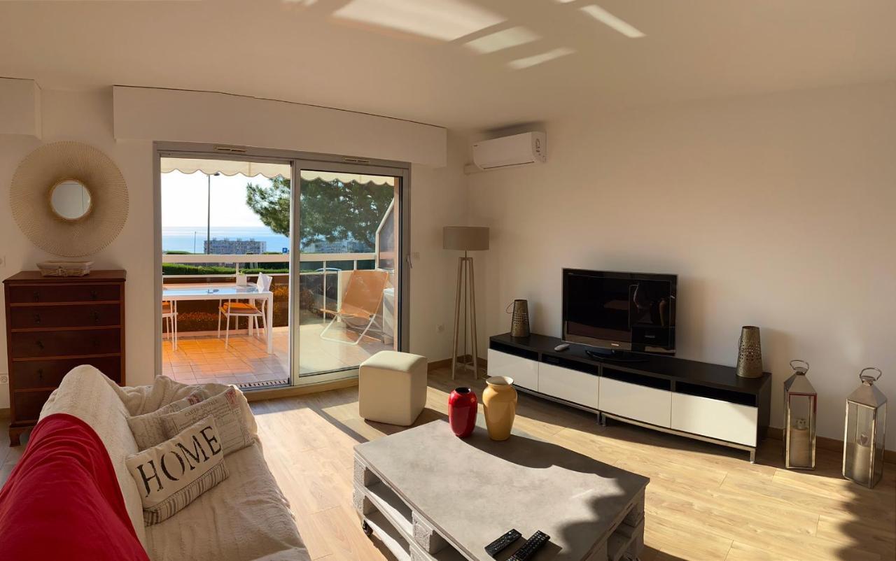 Superbe 2P vue mer, ensoleillé, piscine Roquebrune-Cap-Martin Extérieur photo